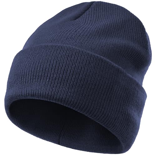 vidsel 100% Cotton Toddler Beanie Hats for Baby Boys Girls Kids Infant Winter Hat Soft Warm Knit Cuffed Caps