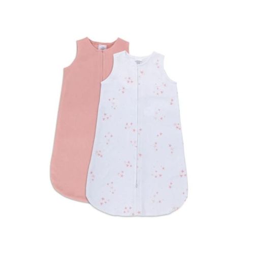 Ely's & Co. Baby Wearable Blanket - Baby Sleep Sack 100% Cotton 2 Pack