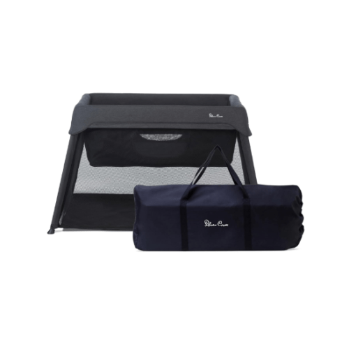 Silver Cross Sleep & Go 3 in 1 Travel Crib, Carbon