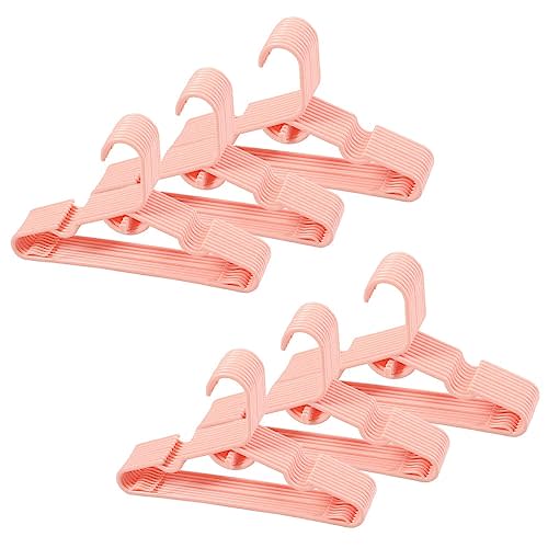 60pcs Pink Baby Nursery Closet Hangers,Non-Slip Laundry Infant Pant Hanger for Newborn Clothes,Stackable Hangers,Save Space Ultra-Thin Child Coat Hanger for Girl Boy Toddler Kids