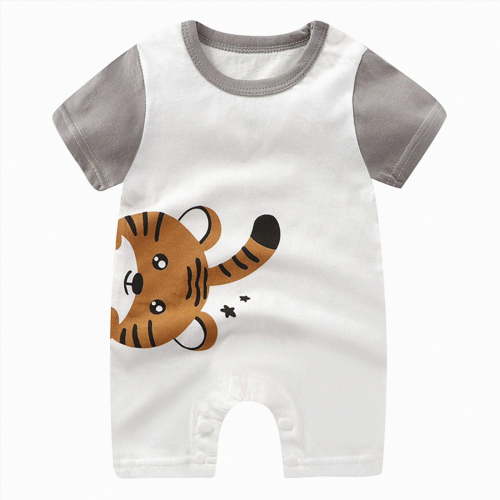 Kogui Newborn Romper Boys Baby Clothes Funny Newborn Bodysuits Infant Boys Girls Romper Outfits 0 3 6 9 12 18 24 Months (Grey,0-3 Months)