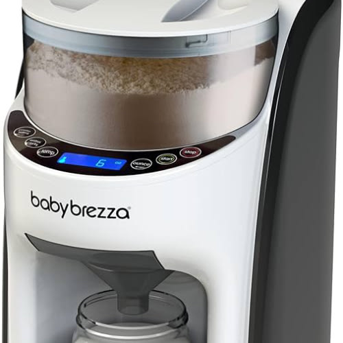 Baby Brezza New and Improved Formula Pro Advanced Formula Dispenser Machine - Automatically Mix a Warm Formula Bottle Instantly - Easily Make Bottle with Automatic Powder Blending, White