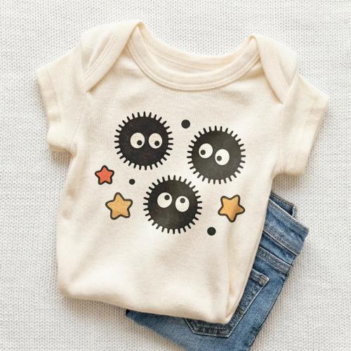 Soot Sprite Baby Onesie - Cute Anime Cartoon Bodysuit