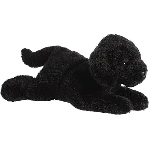 Aurora® Adorable Flopsie™ Black Labrador Stuffed Animal - Used to Create Imaginative Play Adventures - Perfect for Birthdays, Kids and Adults, All Ages - Black 12 Inches