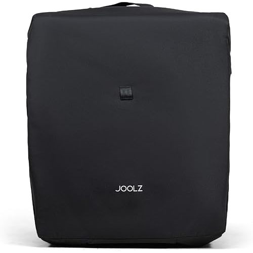 Joolz AER2 Stroller Travel Bag – Lightweight Transport Backpack Aer Generations & Carrycot – Oversized Roll-Top Closure, Scratch & Dirt Protection, Hands-Free Travel Gear – Black