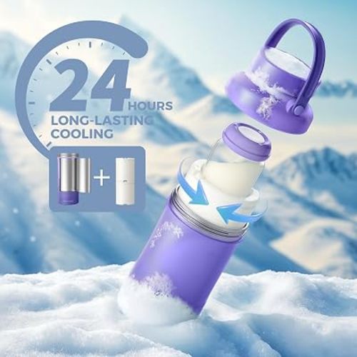 Momcozy 22oz Portable Breastmilk Cooler for 24H Outdoor, Newborn Essentials