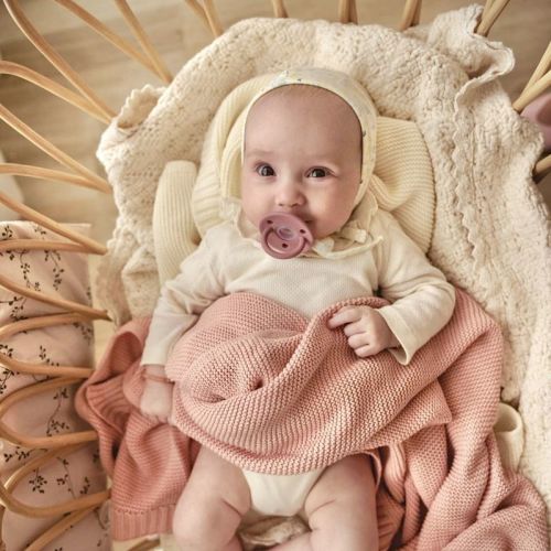 Bleu La La 100% Luxury Organic Cotton Baby Swaddle Blanket for Newborn and Infant Boys and Girls - Sky Blue