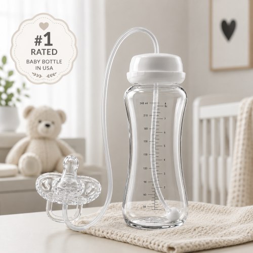 trylulla™ Hands-Free Baby Bottle - 4-Pack