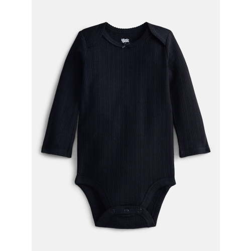 Wonder Nation Baby Girls Bodysuit with Long Sleeves, Sizes 0-24 Months