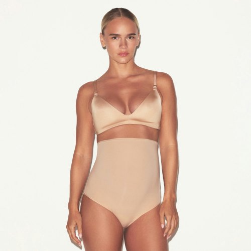 MATERNITY WIRELESS FORM NURSING BRA | CLAY | SKIMS