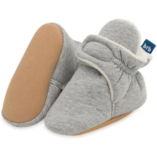 BirdRock Baby Booties - Soft Sole Cotton Bootie for Boys and Girls