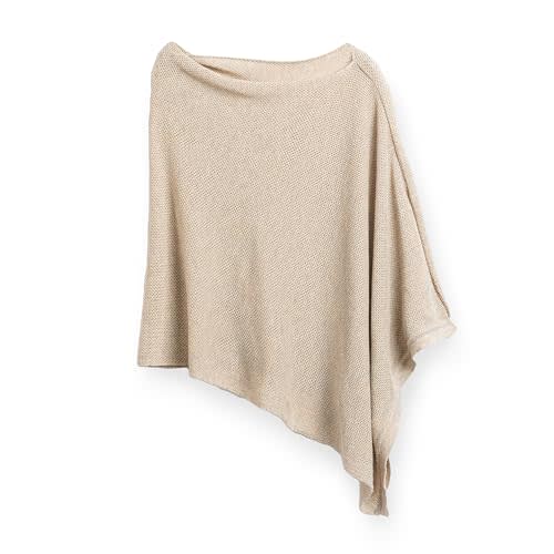 We are Amma | The Cocoon™ - Newborn Essentials Must Haves: Nursing Cover for Breast Feeding Essentials | Nursing Sweater Used as Breastfeeding Cover (Natural, One Size)