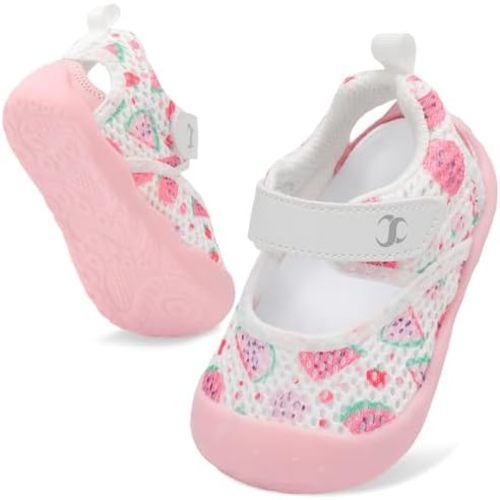Baby Sandals Infant Toddler Girl Boy Beach Water Shoes Comfy Barefoot Wide Walking Shoe Breathable Summer Mary Jane Style Shoes