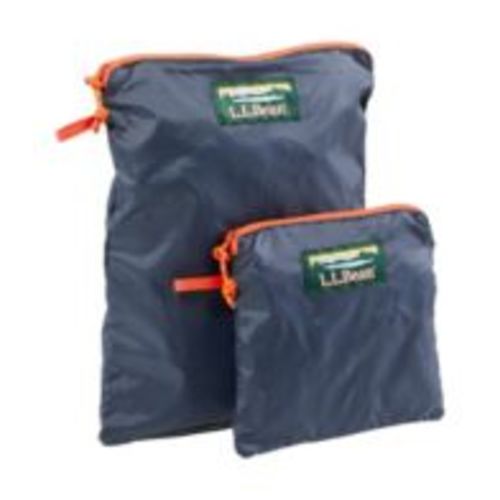 L.L.Bean Zip Pouch Set Navy Blue