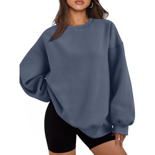 EFAN Womens Oversized Sweatshirt Crewneck Sweater Casual Fall Outfits 2026