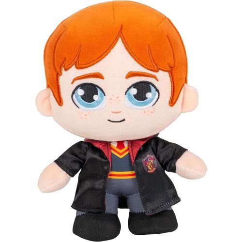 Jazwares Warner Bros. Discovery Harry Potter 8-Inch Ron Weasley Plush - Super-Soft and Huggable Plush Toy - Official Licensed Plush - All Ages