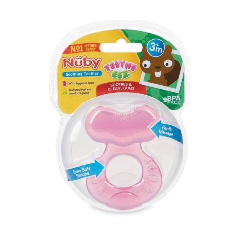 Nuby Stage 1 Teether - Pink