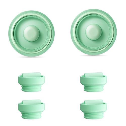 6PC Stride Pump Parts, 4pcs Duckbill Valves and 2pcs Diaphragm Compatible with Elvie Stride Pump, Replacement for Elvie Breast Pump Parts, Breastfeeding Essentials Accessories