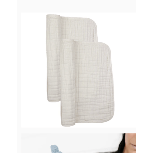 Cloud Muslin™ Burp Cloth 2 Pack - Grey