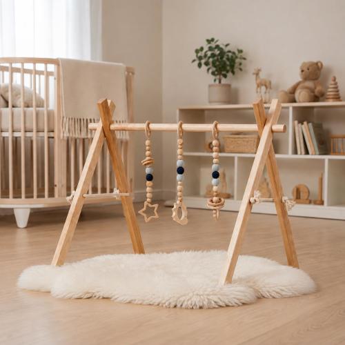Wooden Baby Gym, Montessori play gym arch