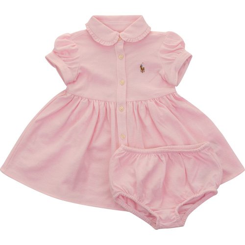 Polo Ralph Lauren Kids Logo Embroidered Short-Sleeved Dress