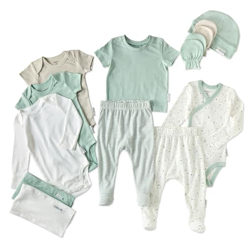 Butterblu Welcome Home 14-Piece Baby Gift Set Organic Cotton Layette Clothing in Box for Boys & Girls
