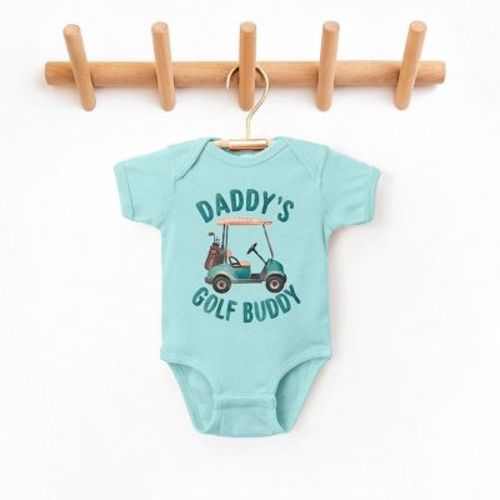 The Juniper Shop Daddy's Golf Buddy Baby Bodysuit - 6 Month - Chill