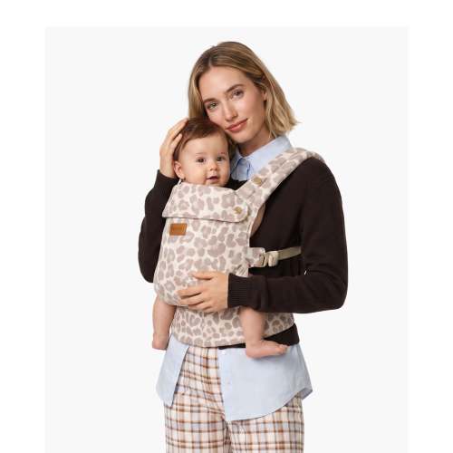 Baby Carrier with Back Support | PureHug Back-Saving Carrier| Momcozy