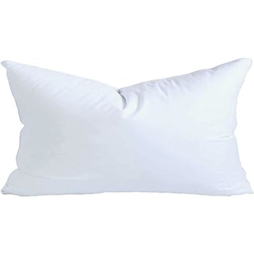 MoonRest® 12x20 Inch Synthetic Down Alternative Rectangle Pillow Insert Form Stuffer for Sofa Shams, Decorative Throw Pillow, Cushion and Bed Pillow Stuffing - Hypoallergenic 12“X 20”
