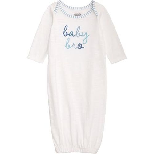 Mud Pie Baby Boy "Baby Bro" Gown