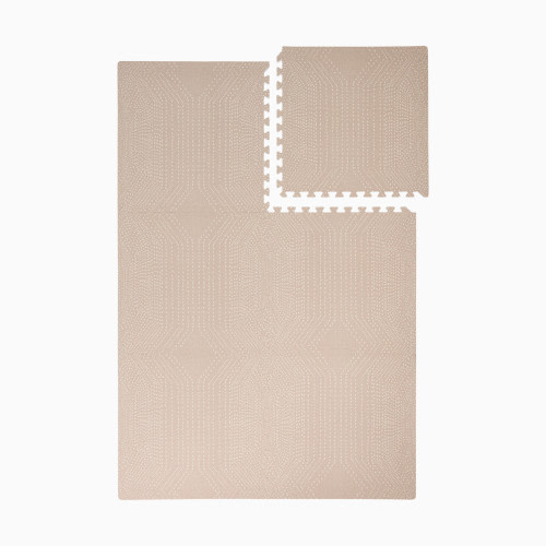 Toddlekind Haven Foam Play Mat | Deco Collection - Latte, 6X8