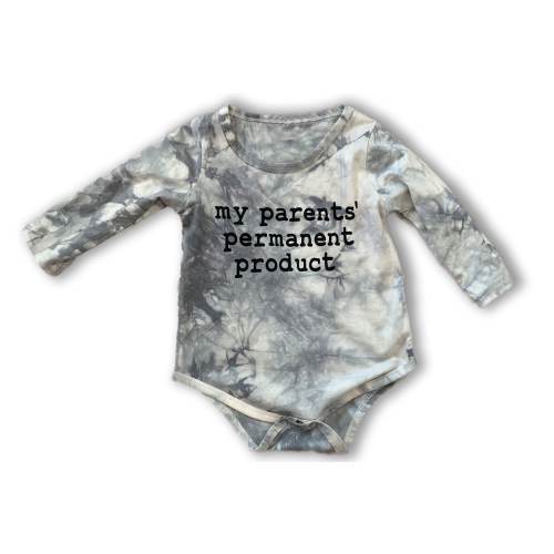 My Parent’s Permanent Product Onesie | ABA Baby Gift | ABA Therapy Gift | bcba gift |aba therapist baby|behavior analyst| rbt |bcaba | bcba