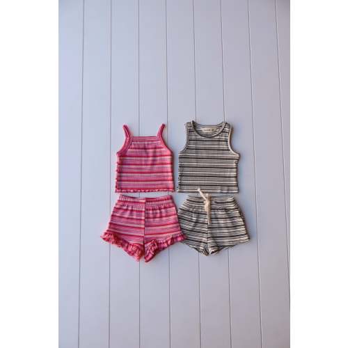 Stripe Tank Summer Sets (3-6 Months)