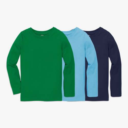 Kids long sleeve slim tee 3-pack | Primary.com