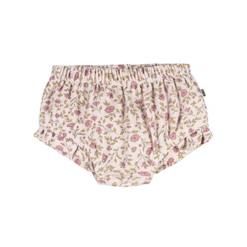 Modern Moments by Gerber Baby Girl Organic Bloomer with Ruffles, Sizes 0/3 Months - 24 Months