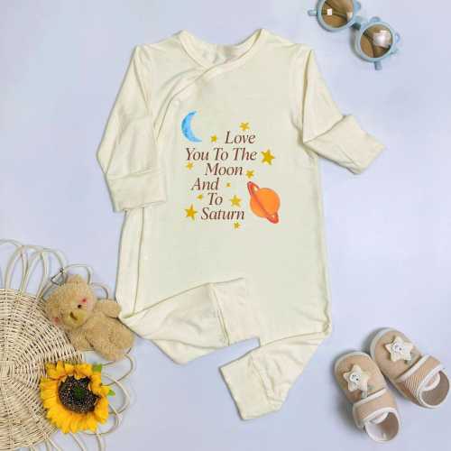 Love You To The Moon And To Saturn Baby Bodysuit, Moon & Saturn Baby Romper, Music Lyrics Baby Gift