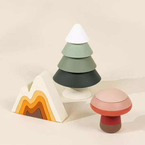 Coco Village Silicone Stackable Forest Set (16 pcs)