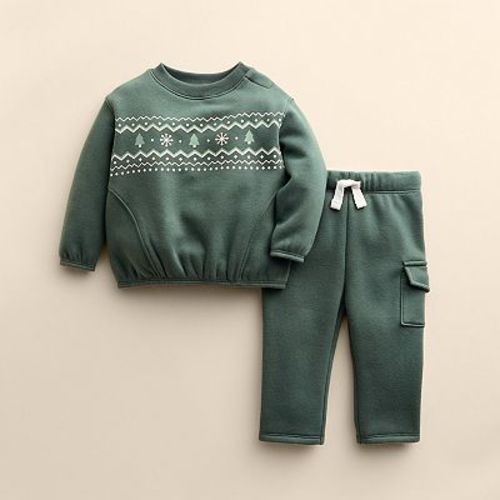 Baby Little Co. by Lauren Conrad 2-Piece Seamed Crew & Pants Set