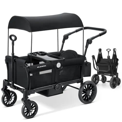 Stroller Wagon for 2 Kids - Black