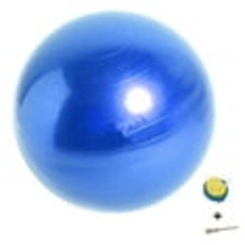Anti-Burst And Slip Resistant Exercise Ball Fitness Ball With Quick Pump - blue