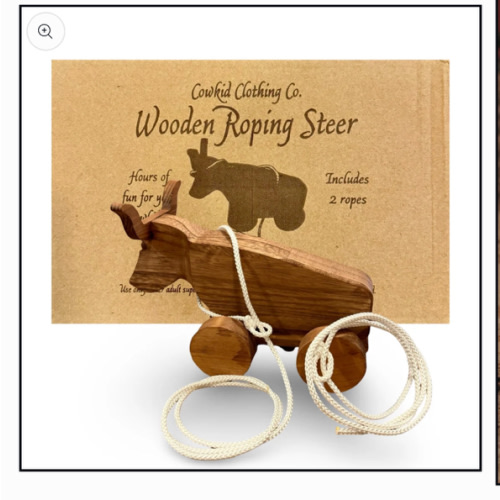 Wooden Roping Steer/ 2 Ropes – Cowkid Clothing Company