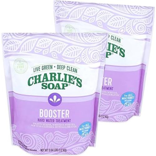 Charlie's Soap Booster & Hard Water Treatment (2.64 Lbs, 2 Pack)