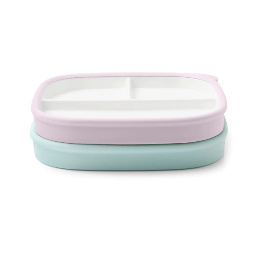 Clean Start Toddler Divided Plate | Premium Ceramic | Non Toxic – Ello