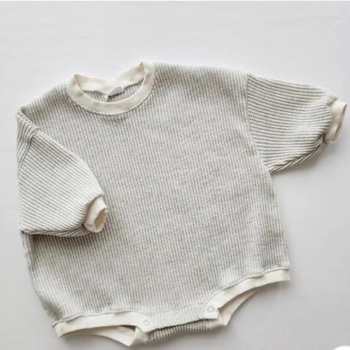 Boho Waffle Sweater Romper – The Boho Bebe