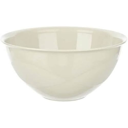 Tribello Large Mixing bowls 5-Quart 169oz - Plastic Salad/Mixing/Serving Bowl 1 pack