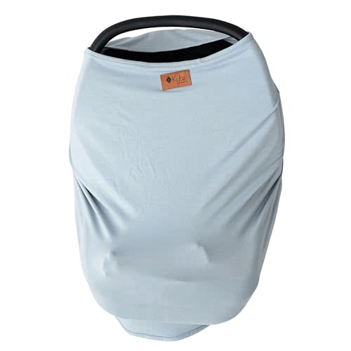 KYTE BABY Unisex Rayon Made from Bamboo Car Seat Cover, Fog