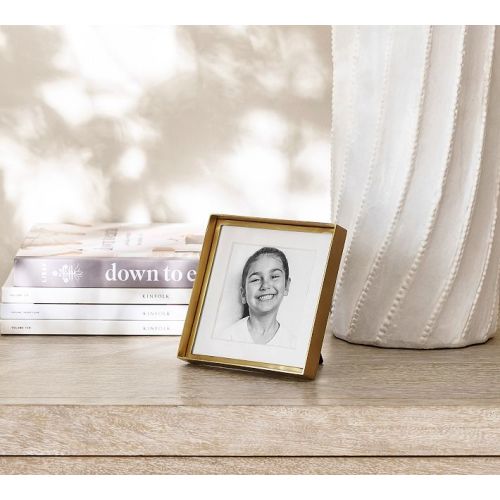 Stowe Mini Photo Frame, Brass
