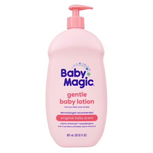 Baby Magic Gentle Baby Lotion, Vitamins & Aloe, Free of Parabens, Phthalates, Sulfates and Dyes, 30 oz