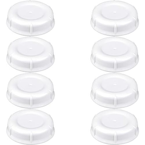 8-Pack Travel and Storage Baby Bottle Caps Compatible with Lansinoh Bottles, Baby Bottle Lids Replacement with Sealing Gasket, Leak-Proof, BPA-Free