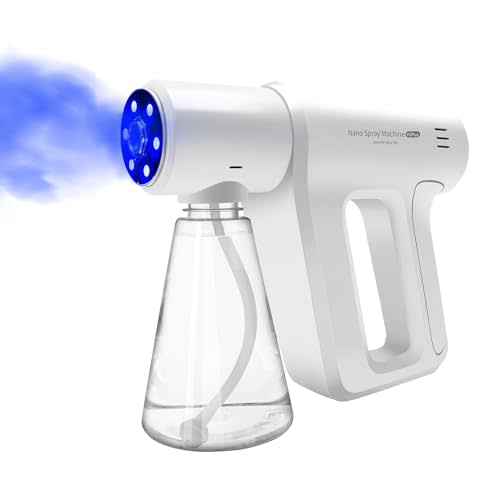 Atomizer Sprayer，Rechargeable ULV Nano Sprayer with Blue Light,Electrostatic ULV Atomizer Sprayer，Electrostatic Portable Sprayer